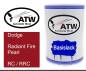 Preview: Dodge, Radiant Fire Pearl, RC / RRC: 500ml Lackdose, von ATW Autoteile West.